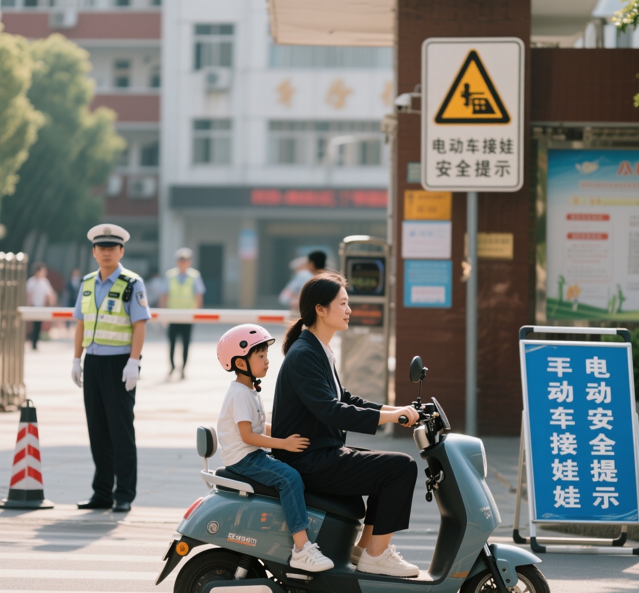 禁行_電動車接娃交警嚴查升級_3類車禁行接娃