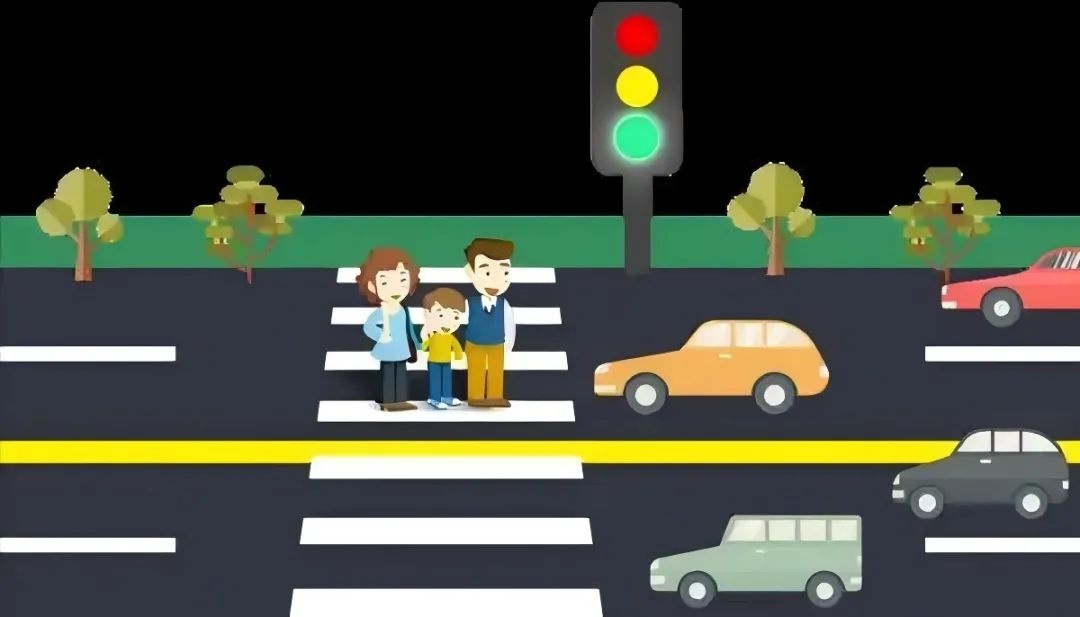 出行提示_步行安全規(guī)則_中小學(xué)生交通安全